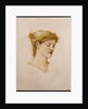 The Head of a Woman by Edward Coley Burne-Jones