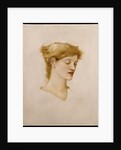 The Head of a Woman by Edward Coley Burne-Jones