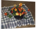 Bowl of Nasturtiums by Felix Edouard Vallotton