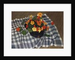 Bowl of Nasturtiums by Felix Edouard Vallotton