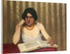 Reader with a Yellow Necklace, 1912 by Felix Edouard Vallotton
