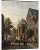 A Dutch Street Scene, 1867 by Adrianus Eversen