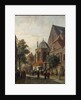 A Dutch Street Scene, 1867 by Adrianus Eversen