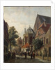 A Dutch Street Scene, 1867 by Adrianus Eversen