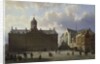 Dam Square with the Royal Palace, Amsterdam, 1855 by Cornelius Springer