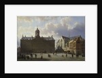 Dam Square with the Royal Palace, Amsterdam, 1855 by Cornelius Springer
