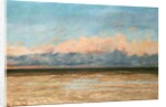 The Sea at Palavas, 1870 by Gustave Courbet