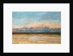 The Sea at Palavas, 1870 by Gustave Courbet