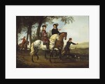 Landscape with Sportsmen Setting Out for the Hunt, early 1650s by Aelbert Cuyp