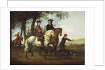 Landscape with Sportsmen Setting Out for the Hunt, early 1650s by Aelbert Cuyp