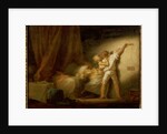 Modello version of 'The Bolt' by Jean-Honore Fragonard