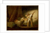 Modello version of 'The Bolt' by Jean-Honore Fragonard