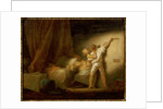 Modello version of 'The Bolt' by Jean-Honore Fragonard