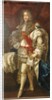 Portrait of King James II, full length, in Garter Robes by Peter (circle of) Lely