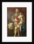 Portrait of King James II, full length, in Garter Robes by Peter (circle of) Lely