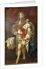 Portrait of King James II, full length, in Garter Robes by Peter (circle of) Lely