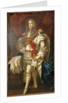 Portrait of King James II, full length, in Garter Robes by Peter (circle of) Lely