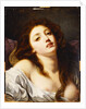 A young woman, bust length by Jean Baptiste Greuze