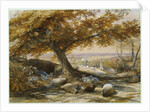 Sheep in the Shade, c.1851 by Samuel Palmer