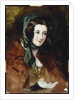 A portrait study of Lady Harriet Hamilton by Edwin Landseer