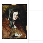 A portrait study of Lady Harriet Hamilton by Edwin Landseer