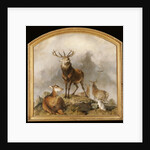 Scene in Braemar - Highland Deer by Edwin Landseer