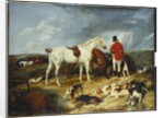Hunters and Hounds, 1823 by Edwin Landseer
