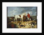 Hunters and Hounds, 1823 by Edwin Landseer