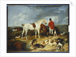Hunters and Hounds, 1823 by Edwin Landseer
