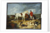 Hunters and Hounds, 1823 by Edwin Landseer