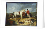 Hunters and Hounds, 1823 by Edwin Landseer