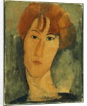 Young Woman with Red Hair Wearing a Collar by Amedeo Modigliani