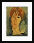 Young Woman with Red Hair Wearing a Collar by Amedeo Modigliani