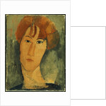 Young Woman with Red Hair Wearing a Collar by Amedeo Modigliani