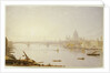 Southwark Bridge and St. Paul's Cathedral from London Bridge by George Fennel Robson