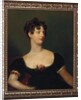 Portrait of Lady Beresford, seated, half-length in a black dress decorated with a rose by Thomas (attr. to) Lawrence