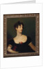 Portrait of Lady Beresford, seated, half-length in a black dress decorated with a rose by Thomas (attr. to) Lawrence