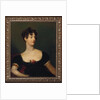 Portrait of Lady Beresford, seated, half-length in a black dress decorated with a rose by Thomas (attr. to) Lawrence