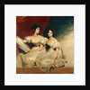 A double portrait of the Fullerton sisters, seated full length, in white dresses, c.1825 by Thomas Lawrence