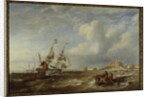 The 78-Ton Brigantine 'The Advocate' off St. Helier, Jersey, 1749 by John Wilson Carmichael