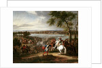 King Louis XIV of France Crossing the Rhine, 12th June 1672 by Adam Frans van der Meulen