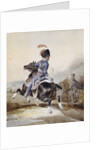 Artillery Officer Galloping to the Left by Theodore Gericault