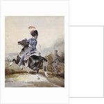 Artillery Officer Galloping to the Left by Theodore Gericault