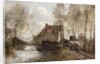 Le Moulin Brule, Planque, near Douai by Jean Baptiste Camille Corot