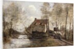 Le Moulin Brule, Planque, near Douai by Jean Baptiste Camille Corot
