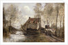 Le Moulin Brule, Planque, near Douai by Jean Baptiste Camille Corot