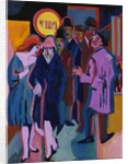 A Night-time Street Scene, 1925 by Ernst Ludwig Kirchner