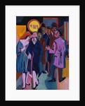 A Night-time Street Scene, 1925 by Ernst Ludwig Kirchner