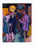 A Night-time Street Scene, 1925 by Ernst Ludwig Kirchner