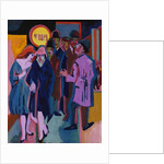 A Night-time Street Scene, 1925 by Ernst Ludwig Kirchner